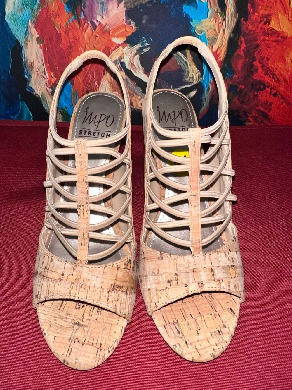 No.11 Impo Stretch Cork Wedge Sandal